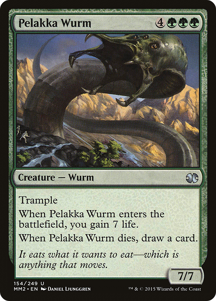 Pelakka Wurm (MM2-154) [Modern Masters 2015] Foil