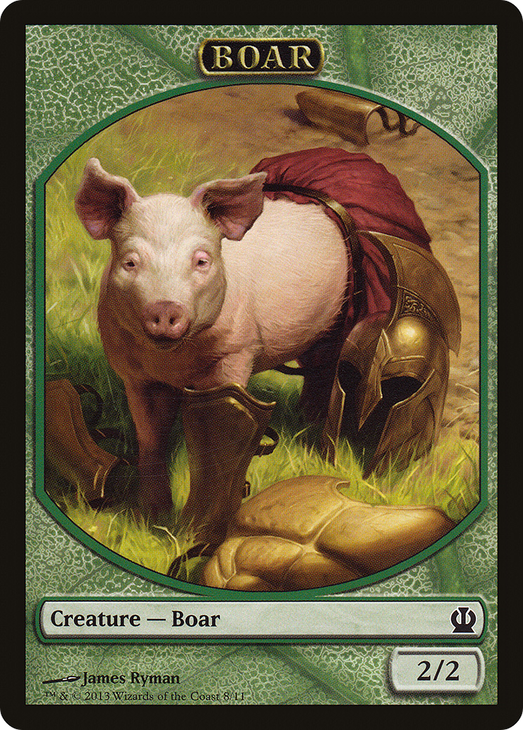 Boar Token (THS-008) [Theros Tokens]