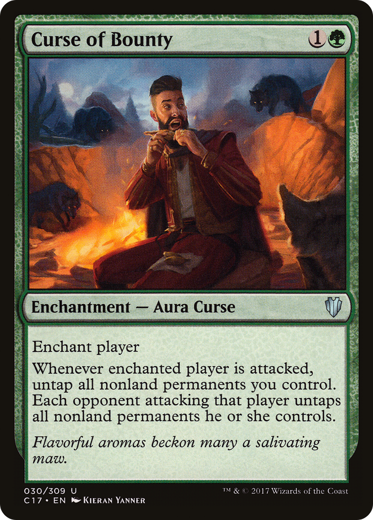 Curse of Bounty (C17-030) [Commander 2017]