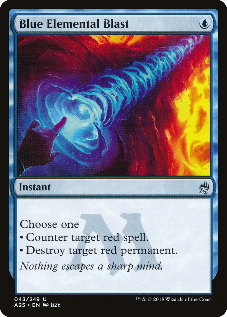 Blue Elemental Blast (A25-043) [Masters 25]