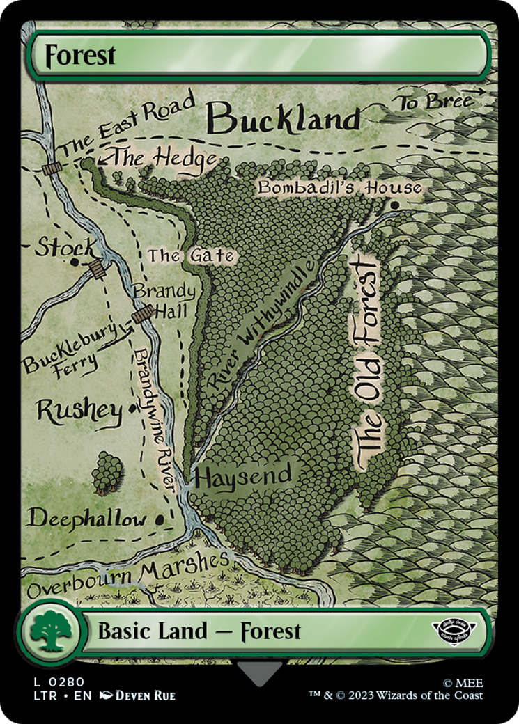 Forest (LTR-280) [The Lord of the Rings: Tales of Middle-earth] Foil