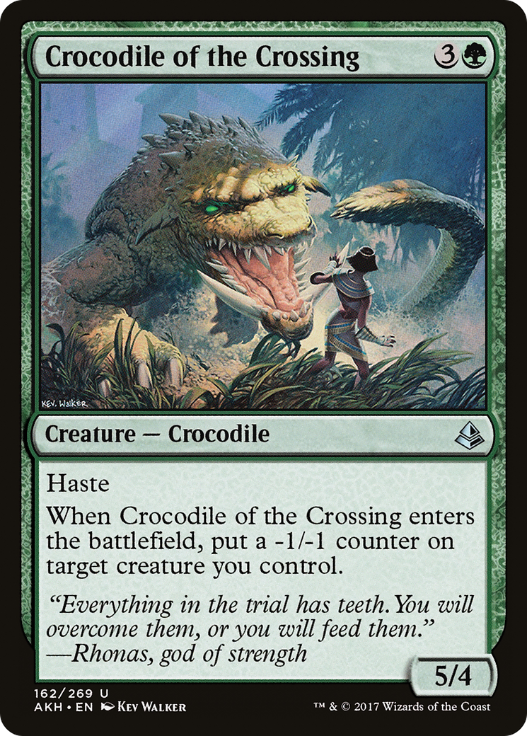 Crocodile of the Crossing (AKH-162) [Amonkhet]