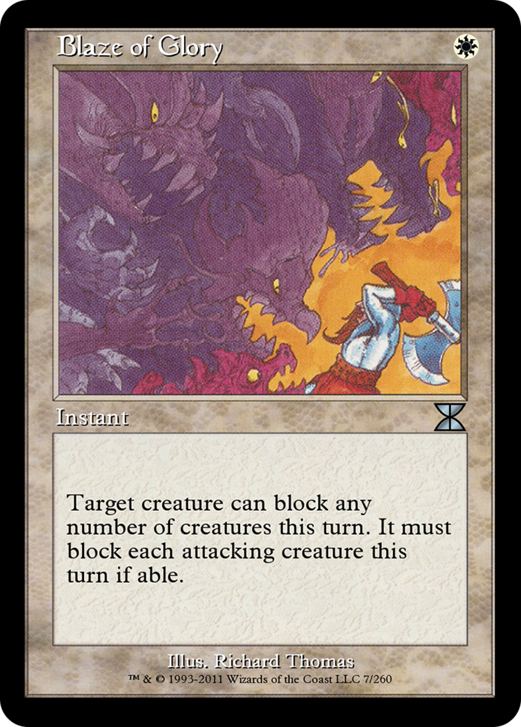 Blaze of Glory (ME4-007) [Masters Edition IV]
