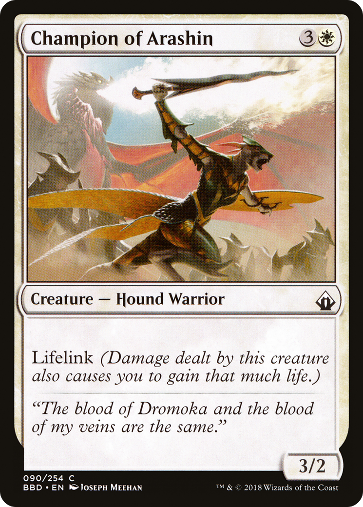 Champion of Arashin (BBD-090) [Battlebond] Foil