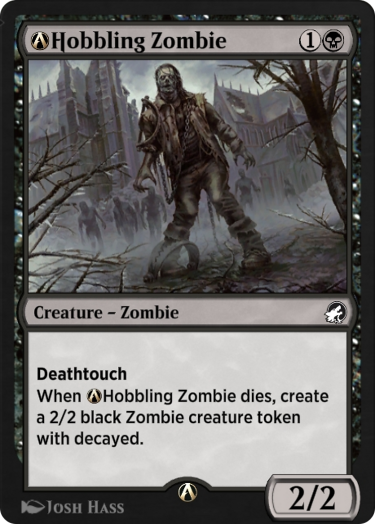 A-Hobbling Zombie (MID-A-106) [Innistrad: Midnight Hunt]