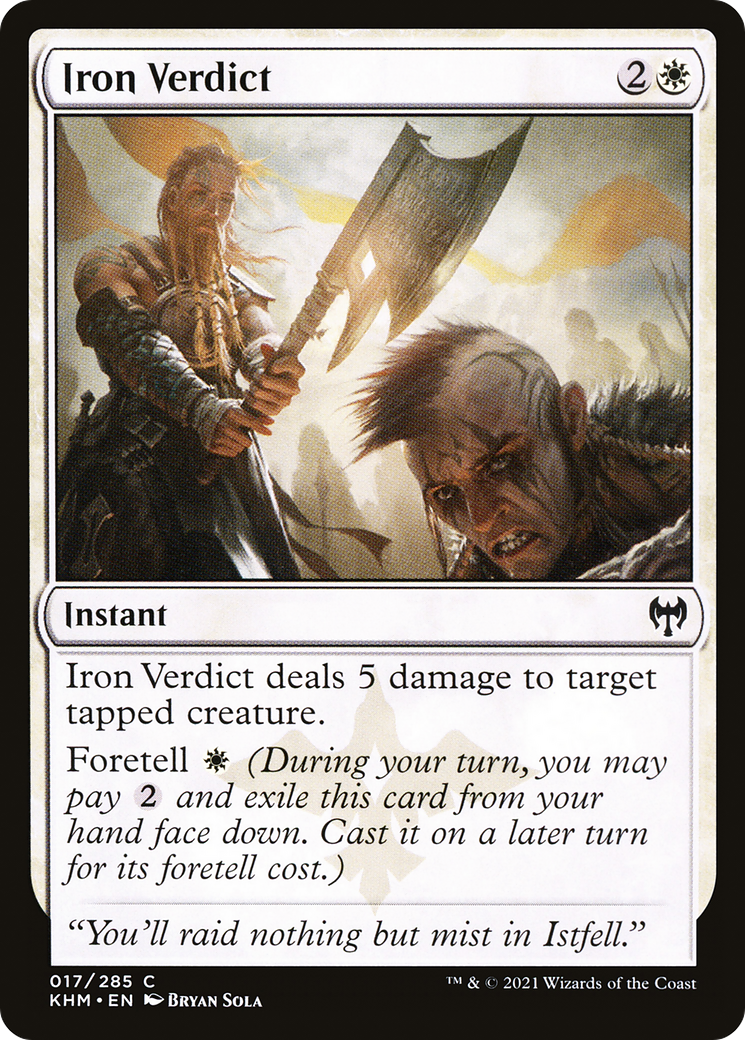 Iron Verdict (KHM-017) [Kaldheim] Foil