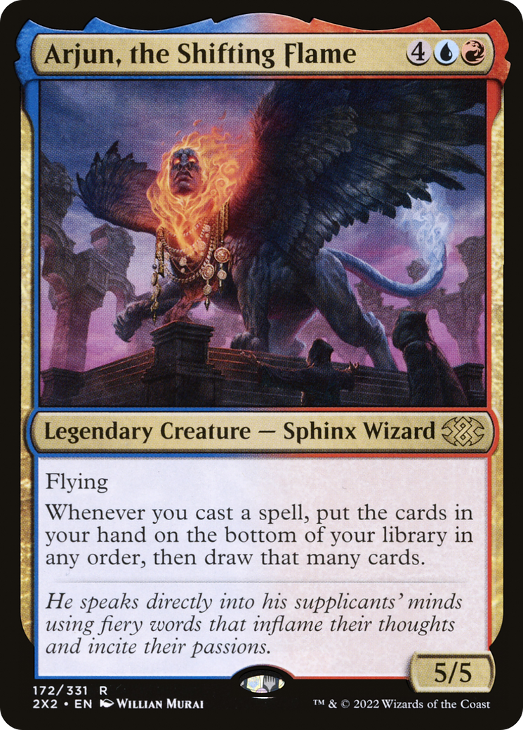 Arjun, the Shifting Flame (2X2-172) [Double Masters 2022] Foil