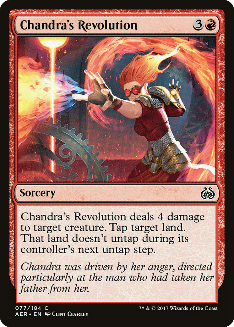 Chandra's Revolution (AER-077) [Aether Revolt] Foil