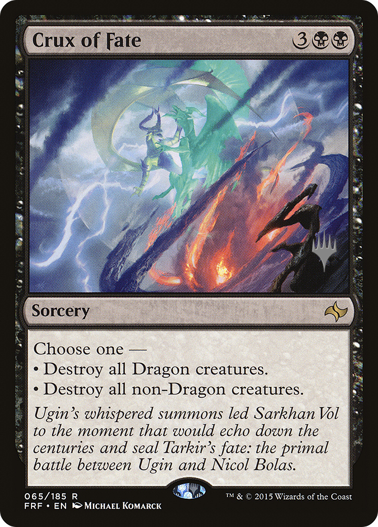 Crux of Fate (PPIKO-065) [Promo Pack: Fate Reforged Promos] Foil