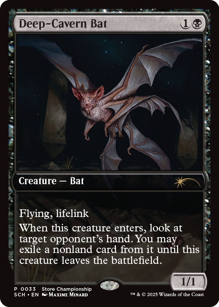 Deep-Cavern Bat (GAME-033) [Store Championships]