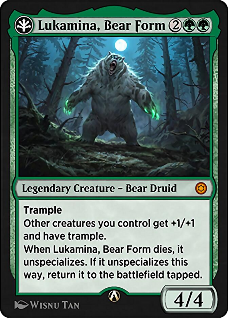 Lukamina, Bear Form (HBG-17G) [Alchemy Horizons: Baldur's Gate]