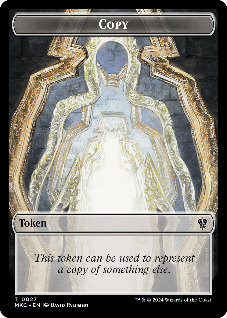 Copy (TMKC-027) [Murders at Karlov Manor Commander Tokens]
