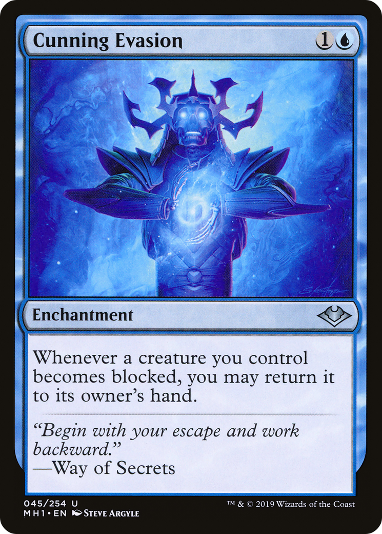 Cunning Evasion (MH1-045) [Modern Horizons] Foil