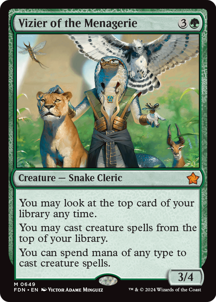 Vizier of the Menagerie (FDN-649) [Foundations]