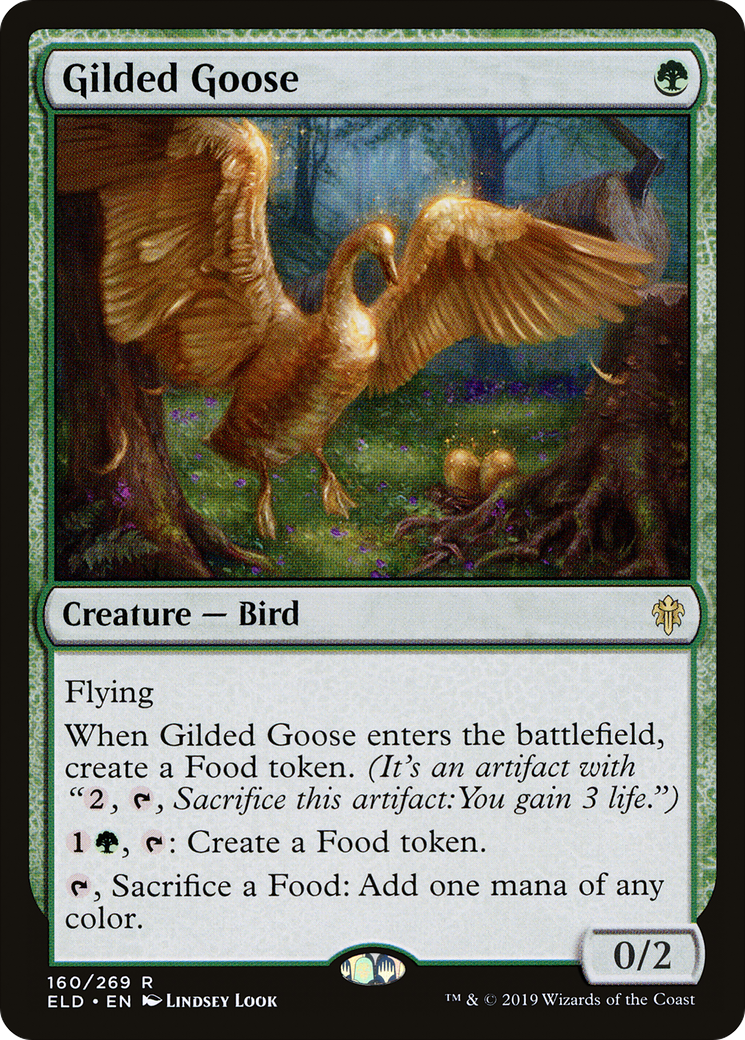 Gilded Goose (ELD-160) [Throne of Eldraine] Foil