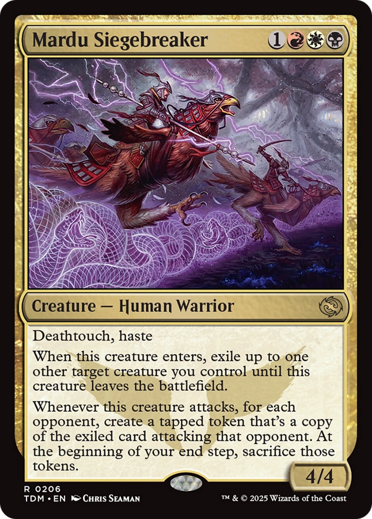Mardu Siegebreaker (TDM-206) [Tarkir: Dragonstorm]