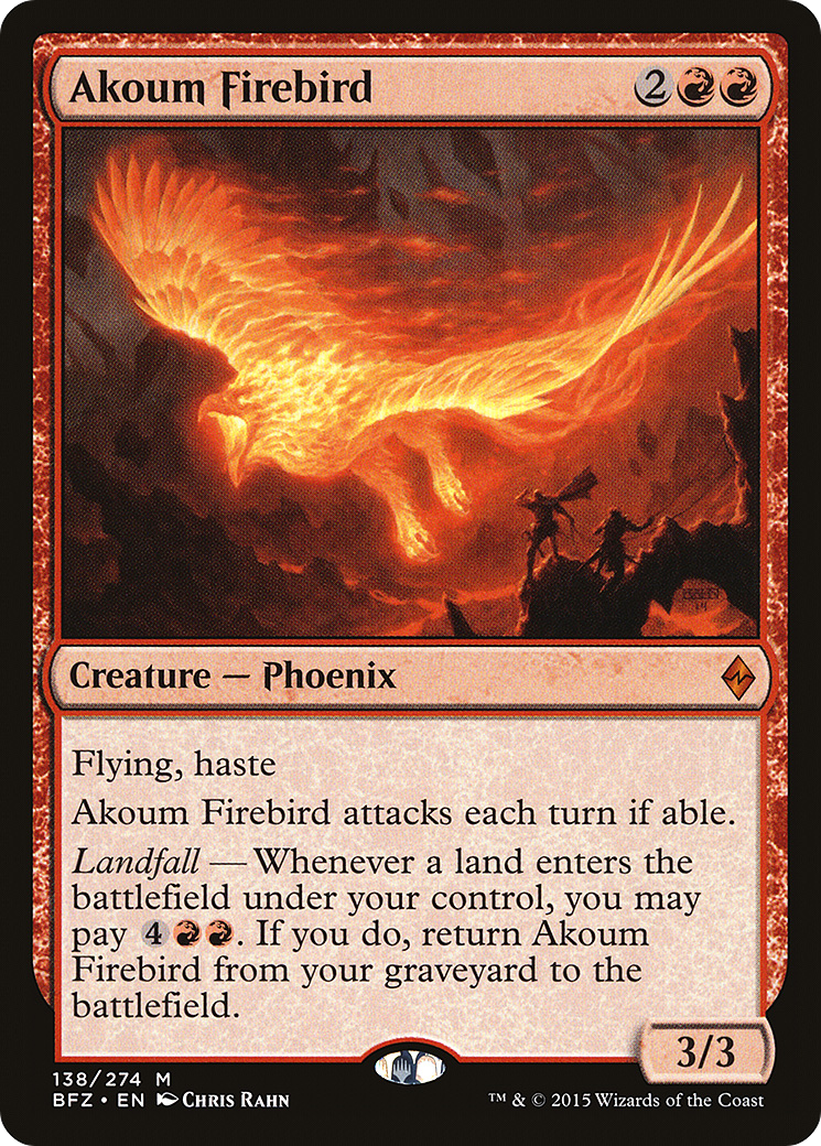 Akoum Firebird (BFZ-138) [Battle for Zendikar]