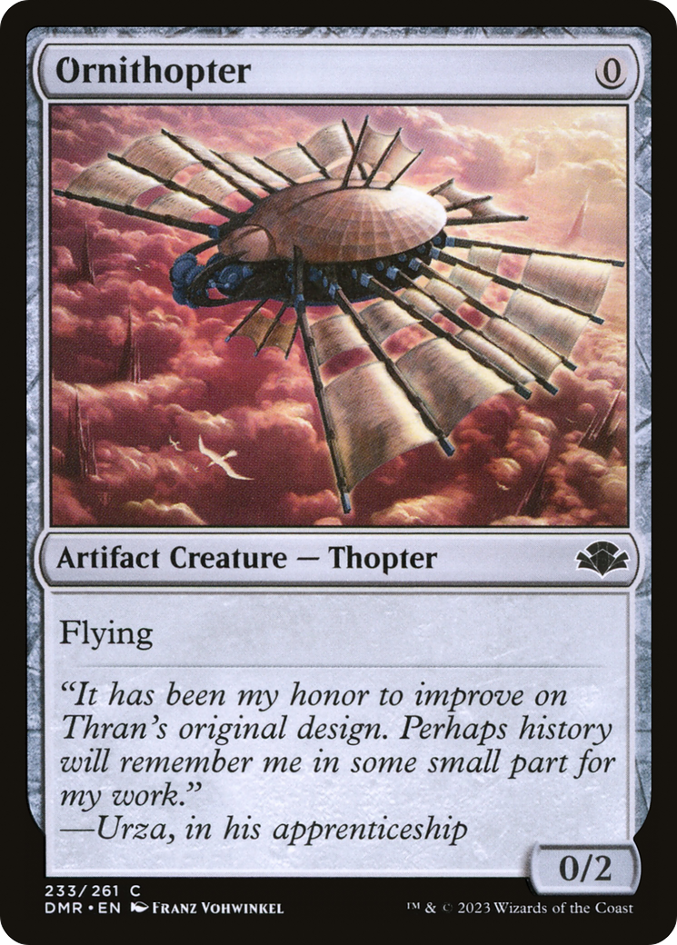 Ornithopter (DMR-233) [Dominaria Remastered]