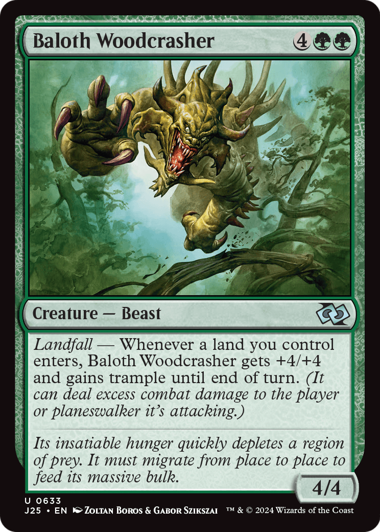 Baloth Woodcrasher (J25-633) [Foundations Jumpstart]