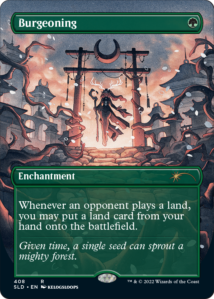 Burgeoning (Borderless) (SLD-408) [Secret Lair Drop] Foil