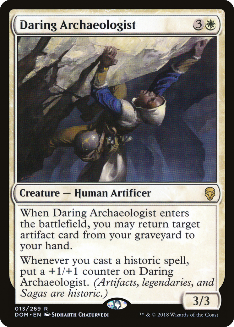Daring Archaeologist (DOM-013) [Dominaria] Foil
