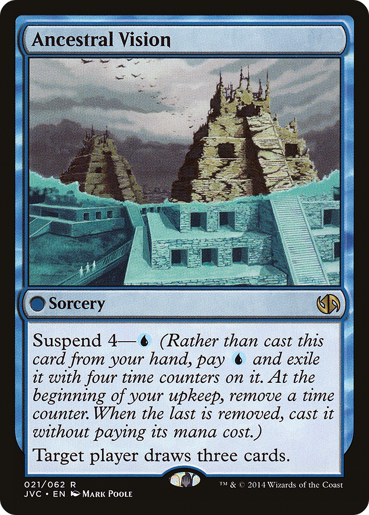 Ancestral Vision (DD3-021) [Duel Decks Anthology: Jace vs. Chandra]