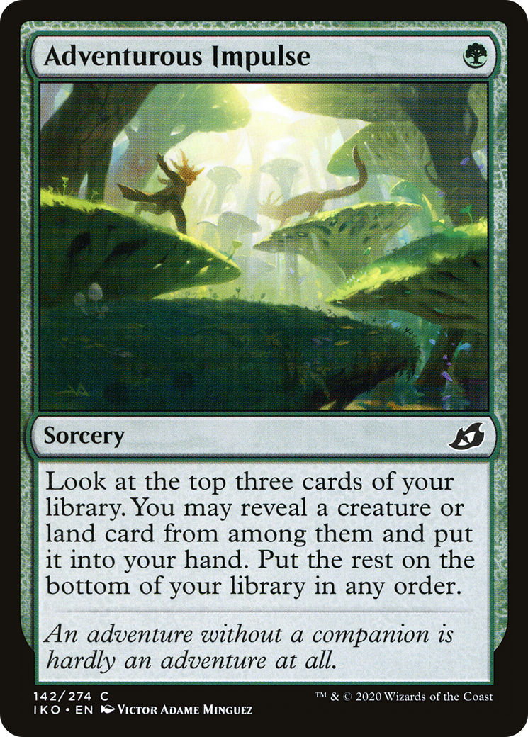 Adventurous Impulse (IKO-142) [Ikoria: Lair of Behemoths]