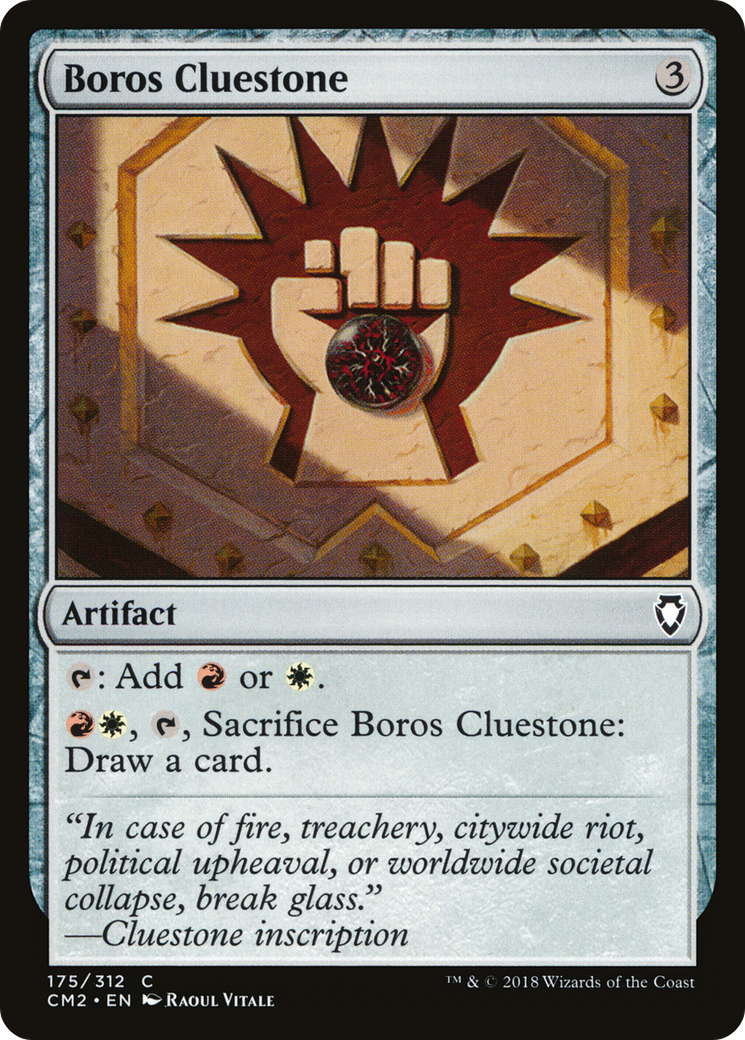 Boros Cluestone (CM2-175) [Commander Anthology Volume II]