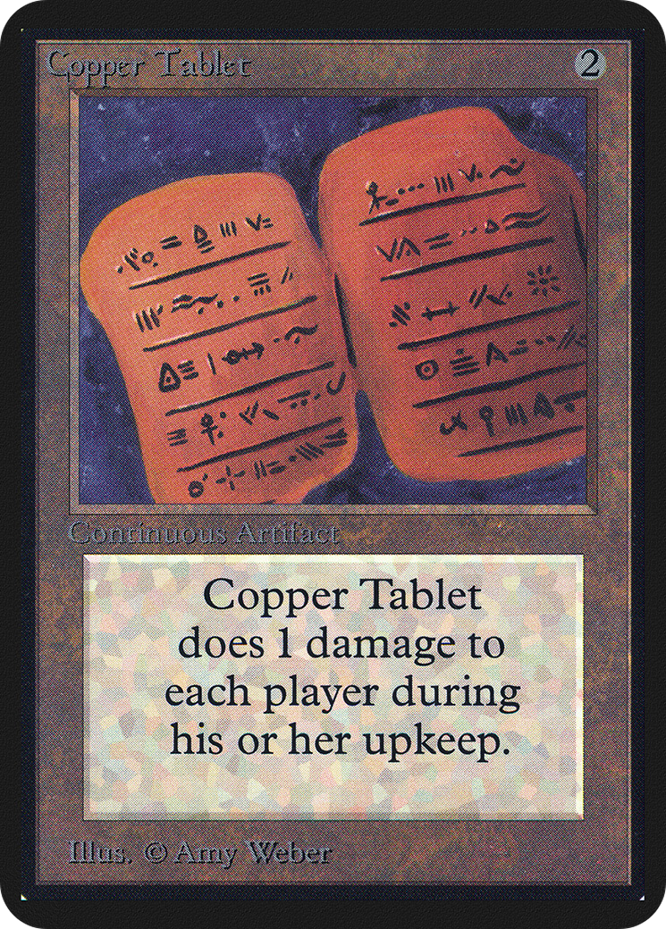 Copper Tablet [Limited Edition Alpha]