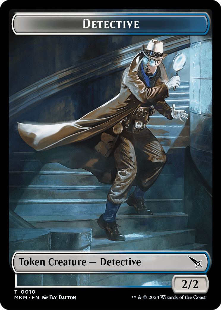 Detective (TMKM-010) [Murders at Karlov Manor Tokens] Foil