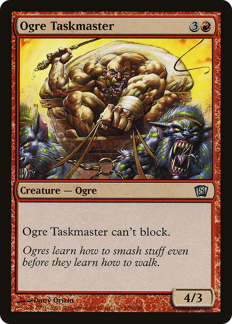 Ogre Taskmaster (8ED-205) [8th Edition] Foil