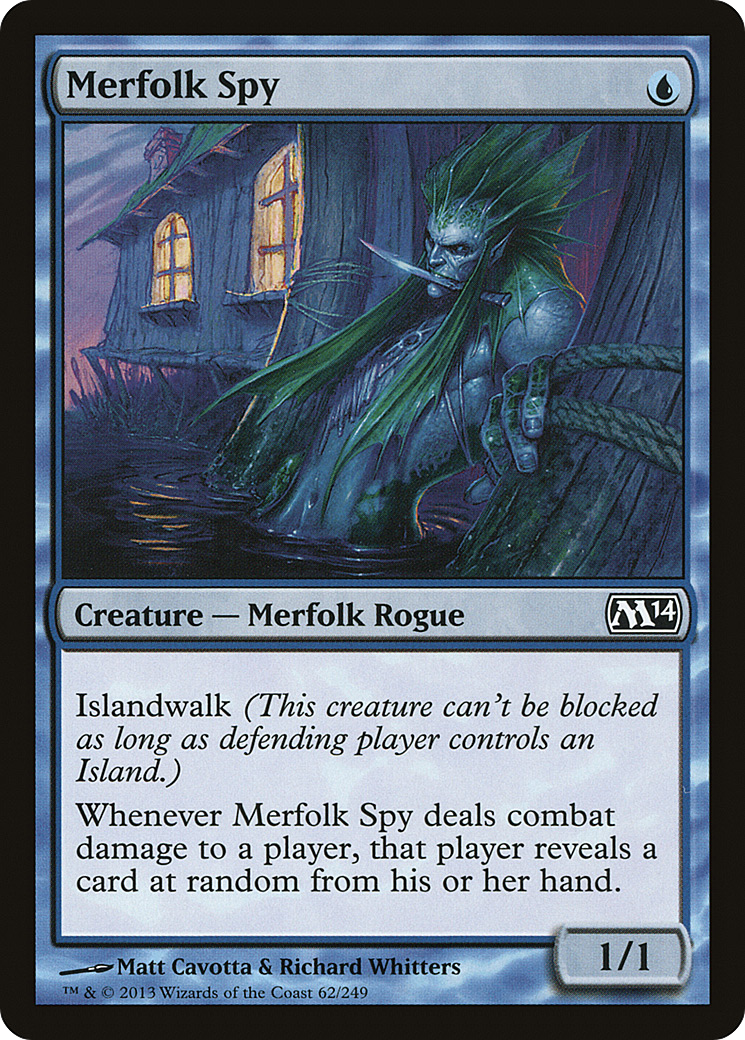 Merfolk Spy (M14-062) [Magic 2014] Foil