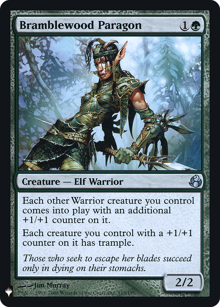 Bramblewood Paragon (LIST-MOR-115) [The List] Foil