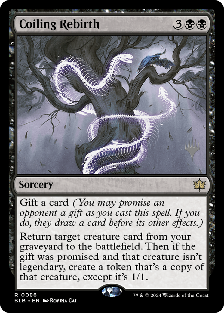Coiling Rebirth (PPBLB-086) [Promo Pack: Bloomburrow Promos] Foil
