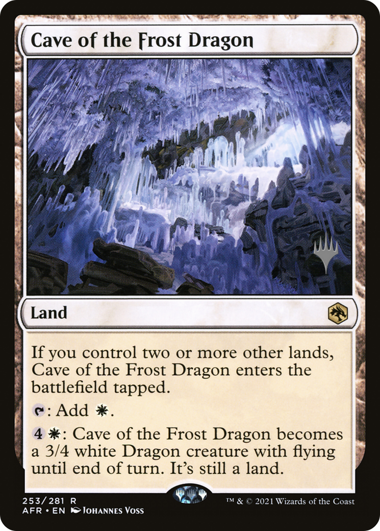 Cave of the Frost Dragon (PPAFR-253) [Promo Pack: Adventures in the Forgotten Realms Promos]