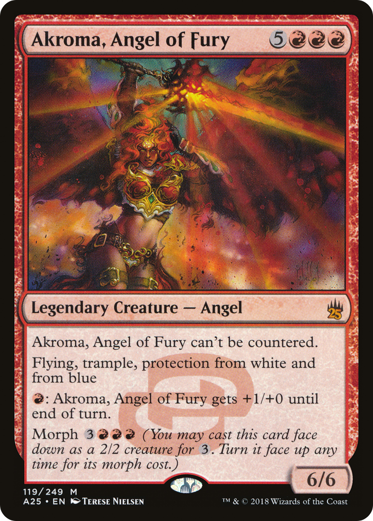 Akroma, Angel of Fury (A25-119) [Masters 25] Foil