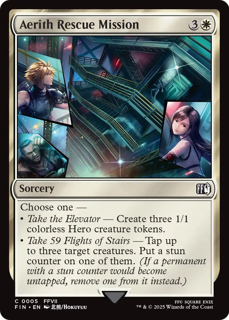 Aerith Rescue Mission (FIN-005) [FINAL FANTASY] Foil