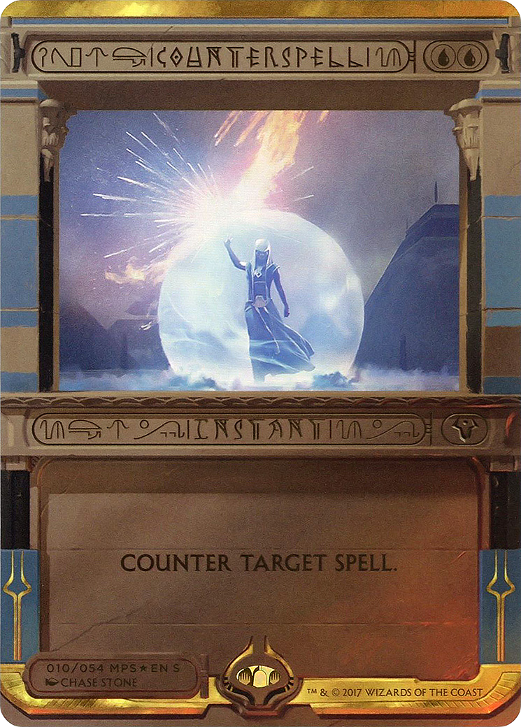 Counterspell (MPS2-010) (Borderless) [Amonkhet Invocations] Foil