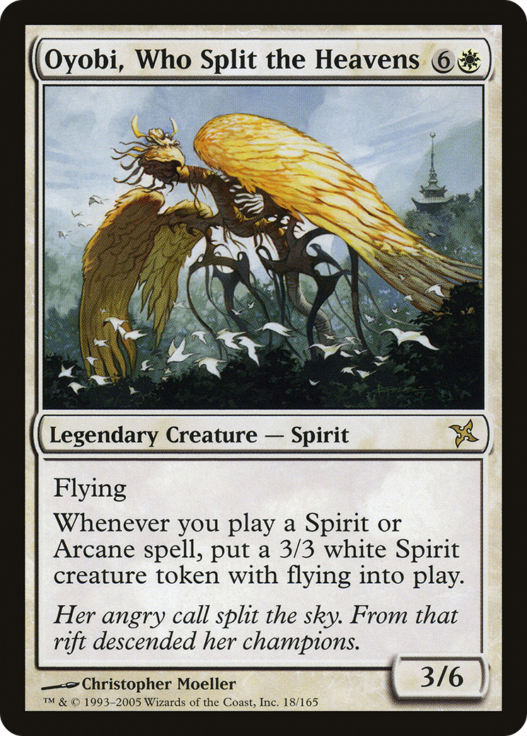 Oyobi, Who Split the Heavens (BOK-018) [Betrayers of Kamigawa]