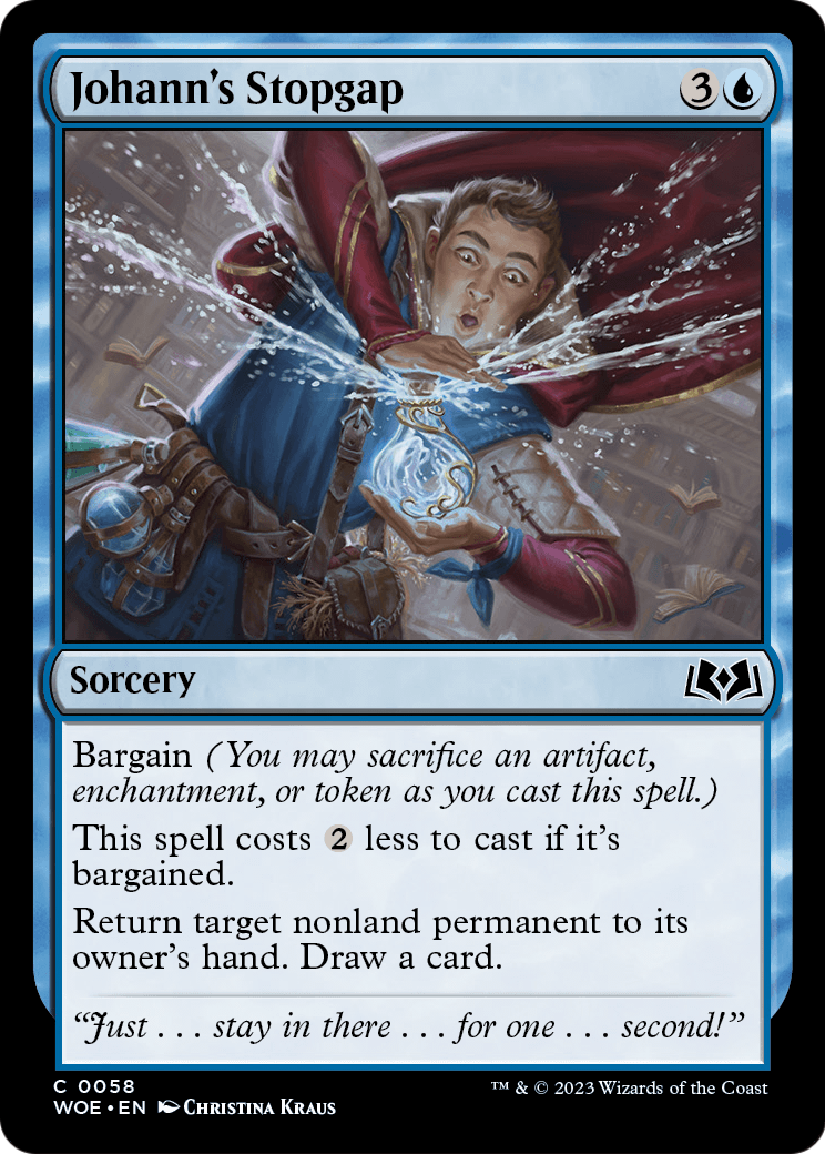 Johann's Stopgap (WOE-058) [Wilds of Eldraine] Foil