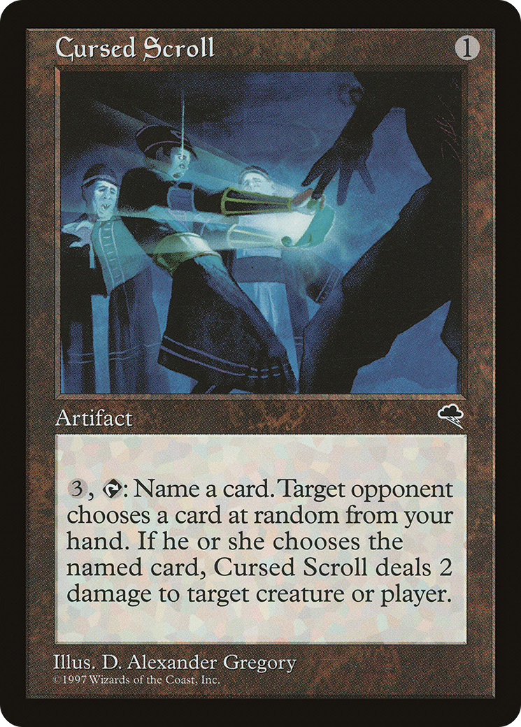 Cursed Scroll (TMP-281) [Tempest]