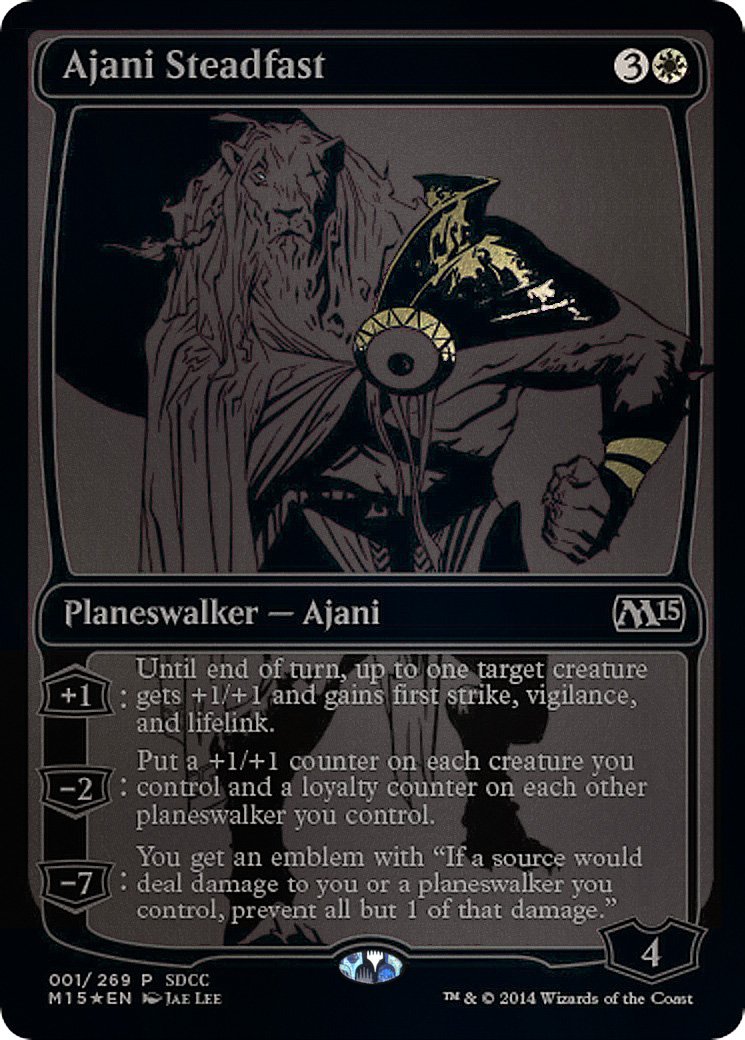 Ajani Steadfast (SDCC 2014 Exclusive) (MEDIA-001) [San Diego Comic-Con 2014] Foil