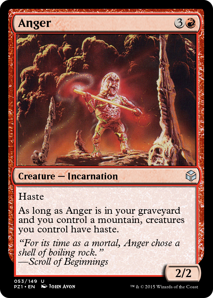 Anger (PZ1-053) [Legendary Cube Prize Pack]