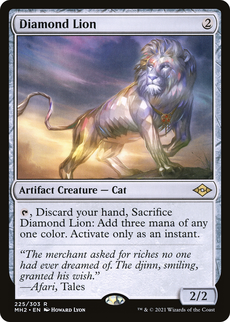 Diamond Lion (MH2-225) [Modern Horizons 2] Foil