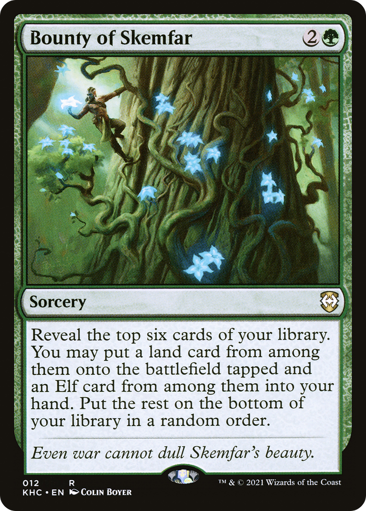 Bounty of Skemfar (KHC-012) [Kaldheim Commander]