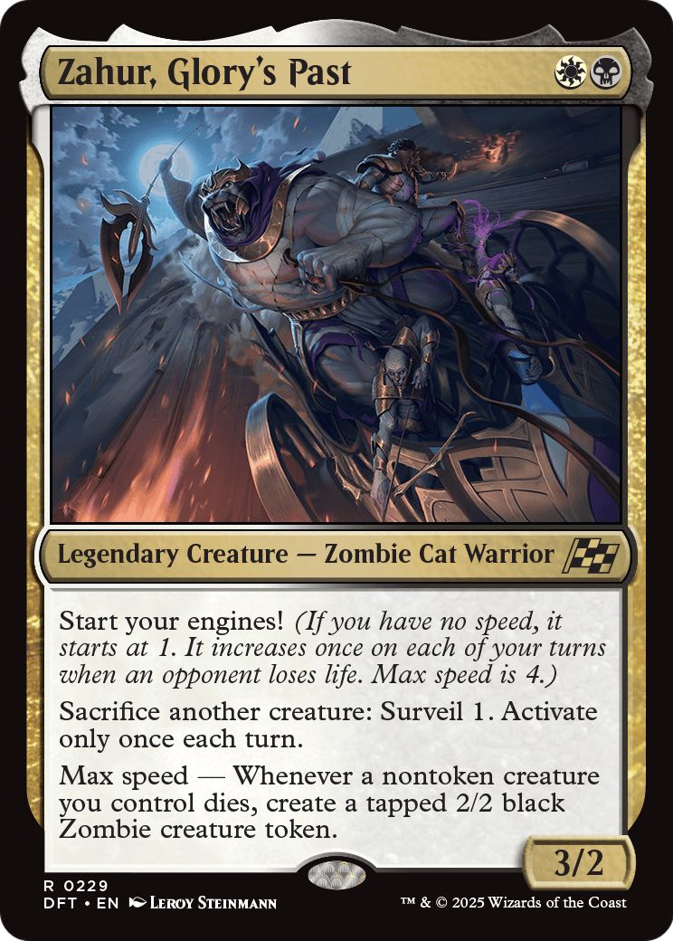 Zahur, Glory's Past (DFT-229) [Aetherdrift] Foil