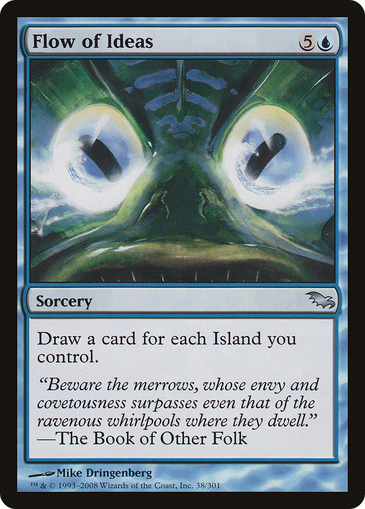 Flow of Ideas (SHM-038) [Shadowmoor] Foil
