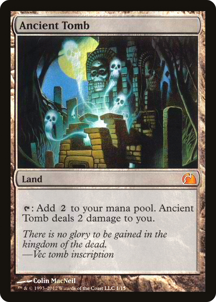 Ancient Tomb (V12-001) [From the Vault: Realms] Foil
