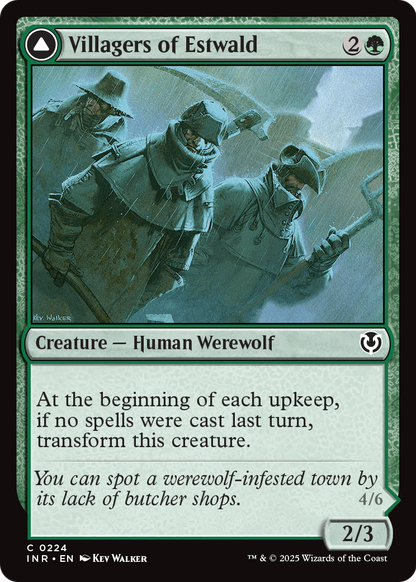 Villagers of Estwald (INR-224) [Innistrad Remastered] Foil