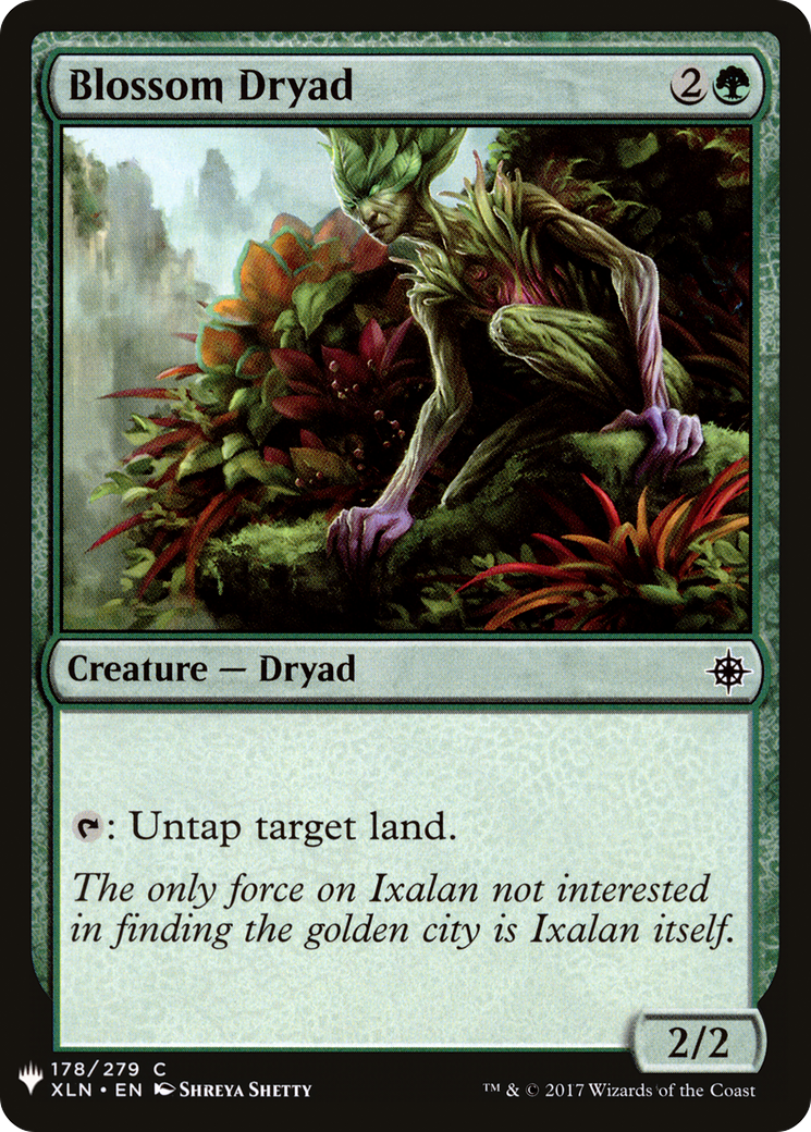 Blossom Dryad (LIST-XLN-178) [The List]